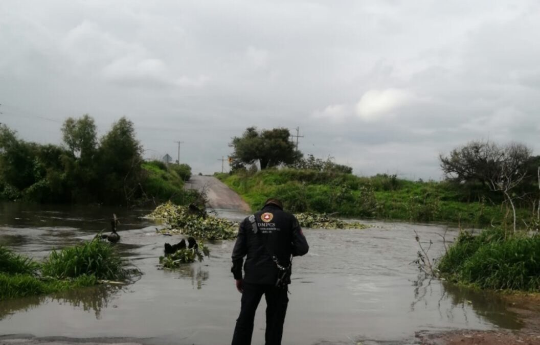 En Salamanca Río Laja alcanza su límite y se activan medidas especiales de protección