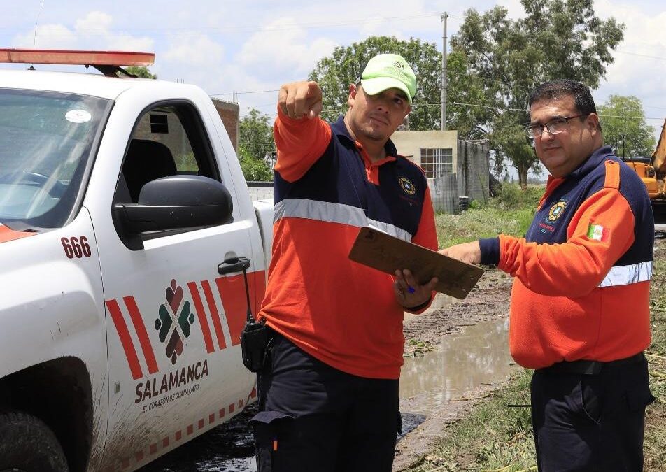 Refuerzan vigilancia en Salamanca por lluvias intensas