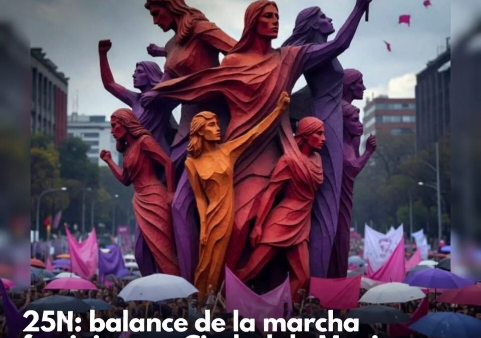25N: balance de la marcha feminista en Ciudad de México y plan contra el abuso sexual
