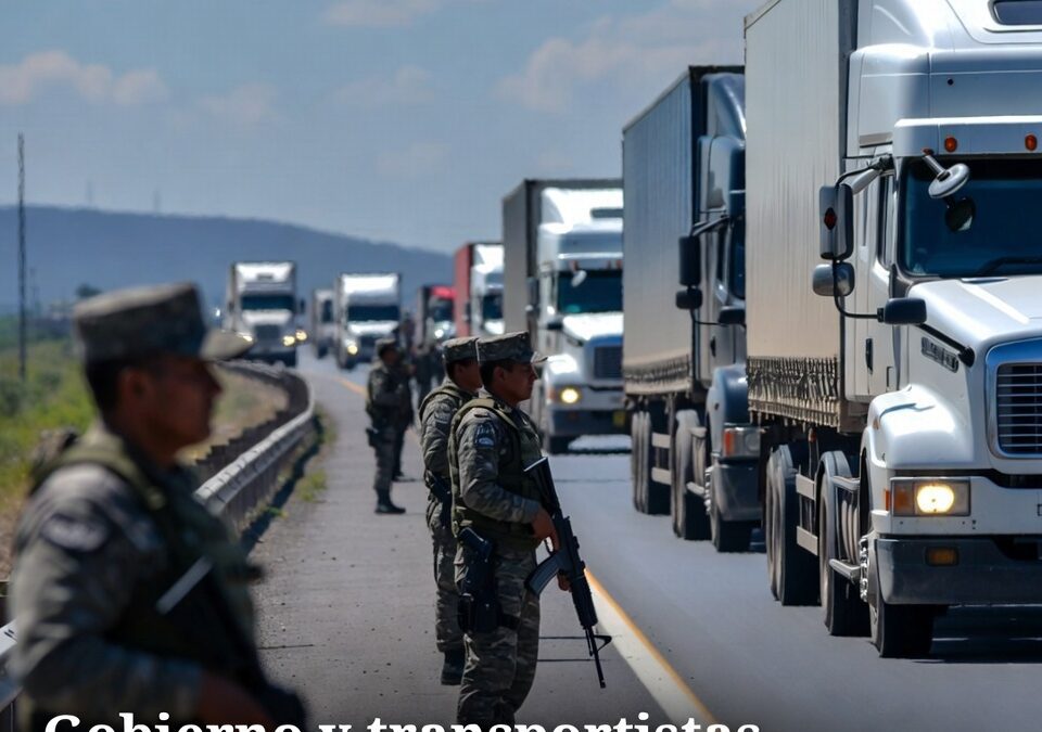 Gobierno y transportistas refuerzan seguridad en carreteras