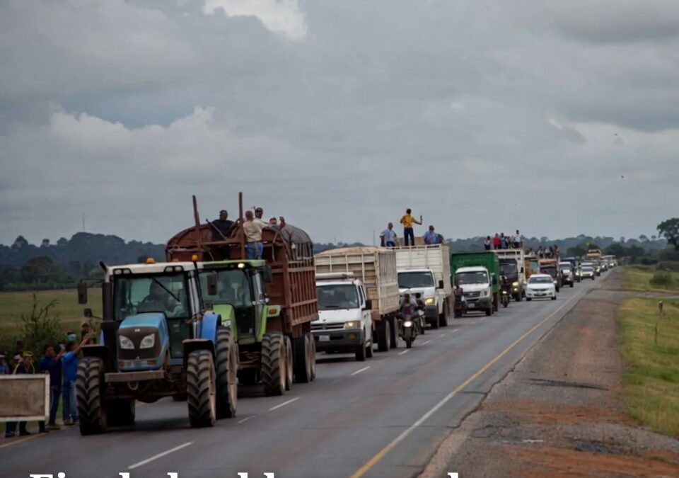Fin de los bloqueos de campesinos y transportistas