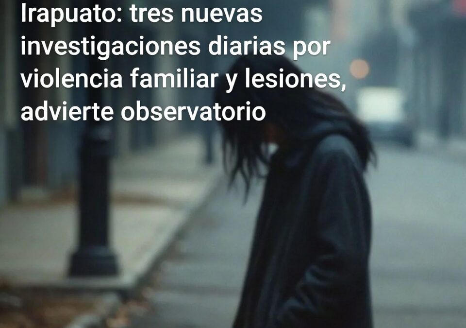 Irapuato: tres nuevas investigaciones diarias por violencia familiar y lesiones, advierte observatorio