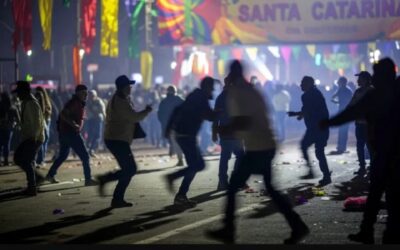 Denuncian agresión policial en feria de Santa Catarina, Guanajuato