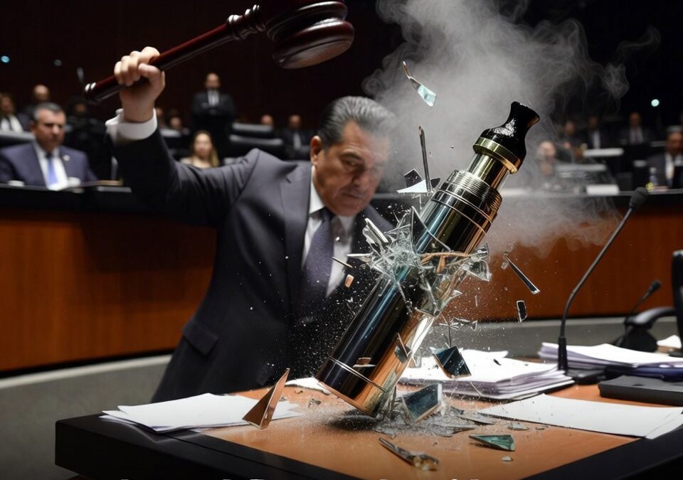 Senado prohíbe producción y venta de vapeadores en todo el país