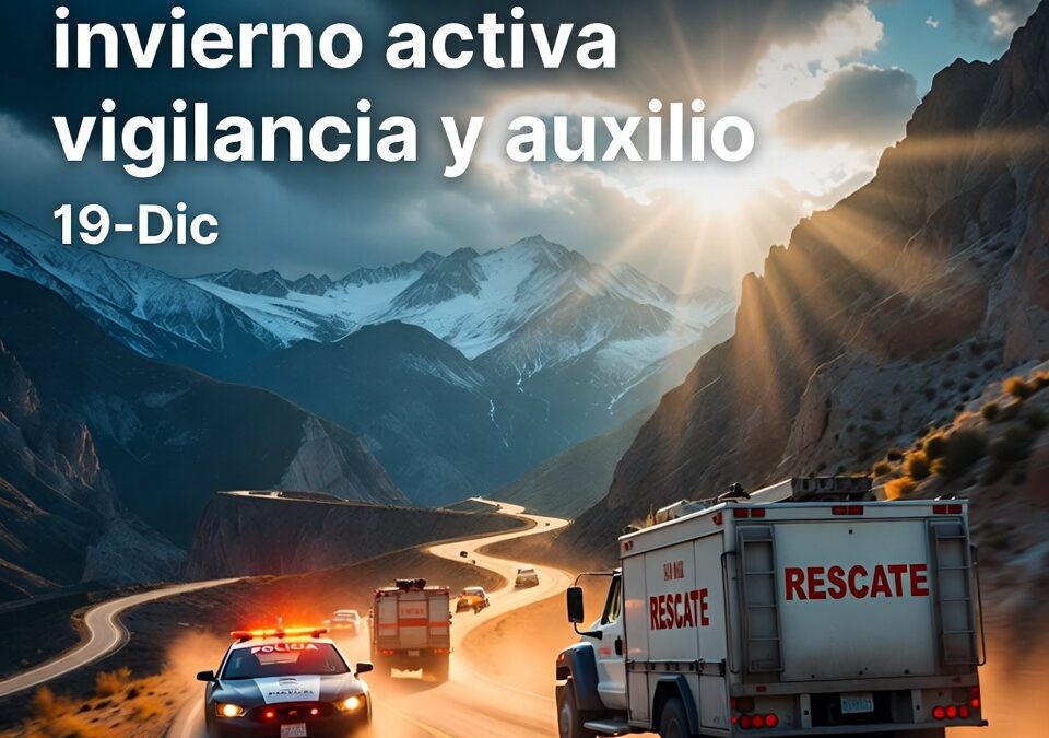 Operativo carretero de invierno activa vigilancia y auxilio
