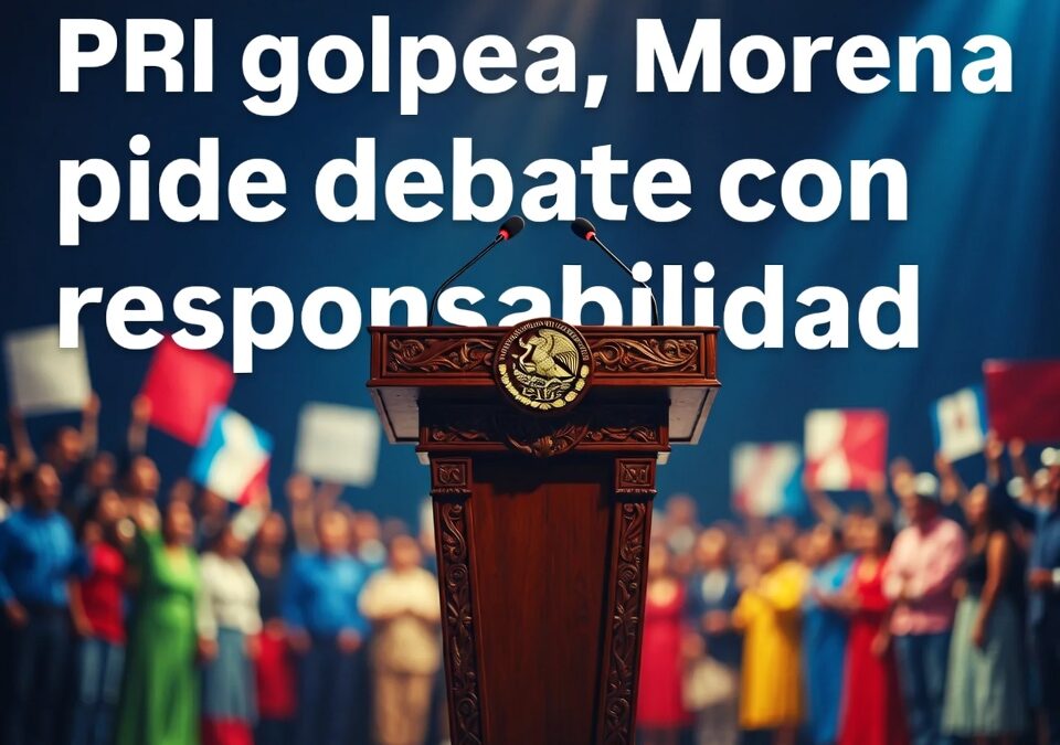 PRI golpetea, Morena pide debate con responsabilidad