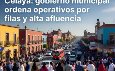 Celaya: gobierno municipal ordena operativos por filas y alta afluencia