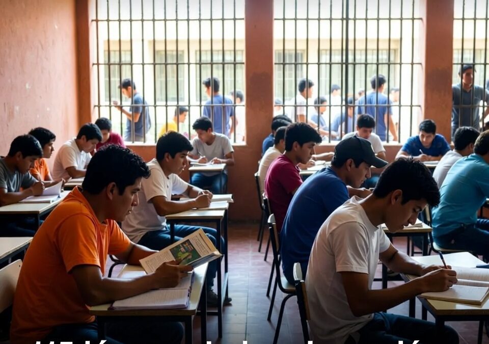 115 jóvenes bajo reinserción: el aula como salida real