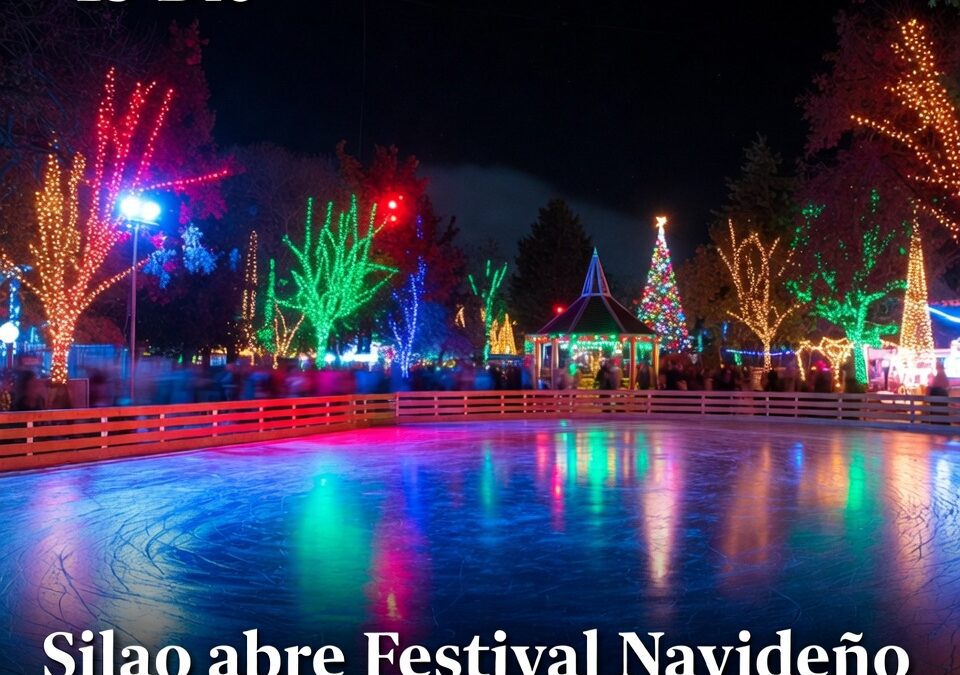 Silao abre Festival Navideño con pista de hielo gratis