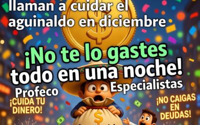 Profeco y especialistas llaman a cuidar el aguinaldo en diciembre