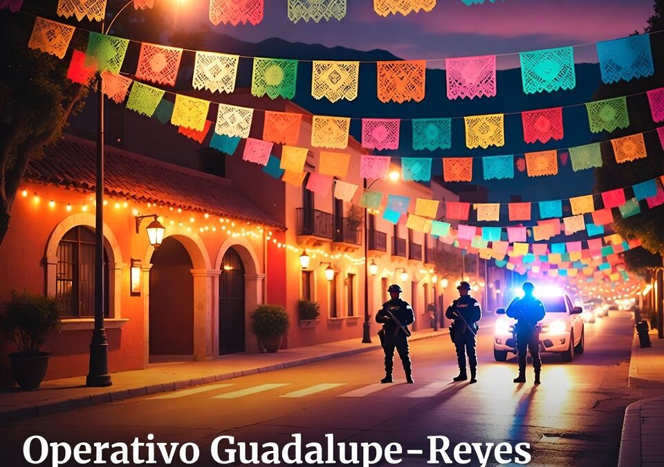 Operativo Guadalupe–Reyes refuerza seguridad en Guanajuato capital