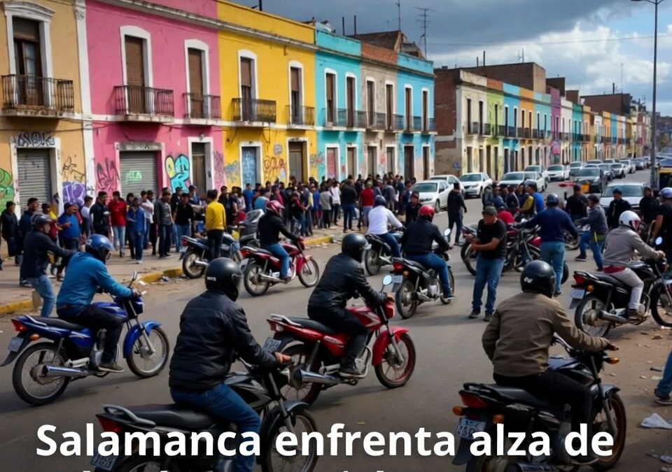 Salamanca enfrenta alza de robo de motocicletas