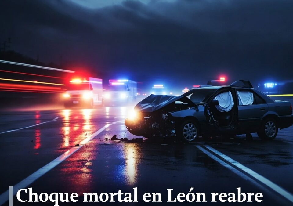 Choque mortal en León reabre debate sobre movilidad segura