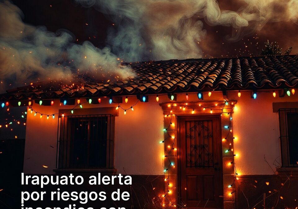 Irapuato alerta por riesgos de incendios con luces navideñas