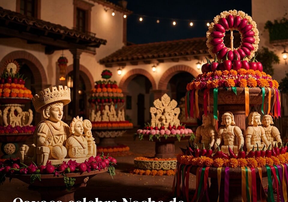 Oaxaca celebra Noche de Rábanos y el oficio artesano