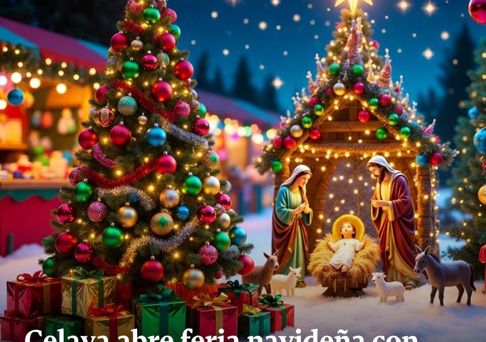 Celaya abre feria navideña con enfoque familiar y solidario