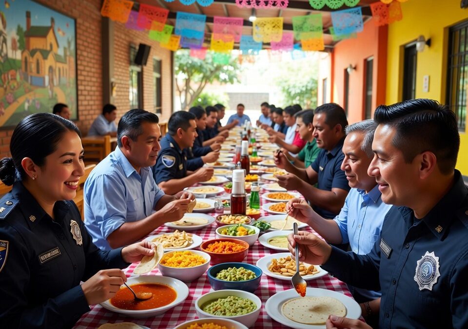 Celaya abre comedor policial y cambia esquema de alimentos