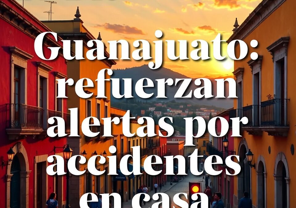 Guanajuato: refuerzan alertas por accidentes en casa