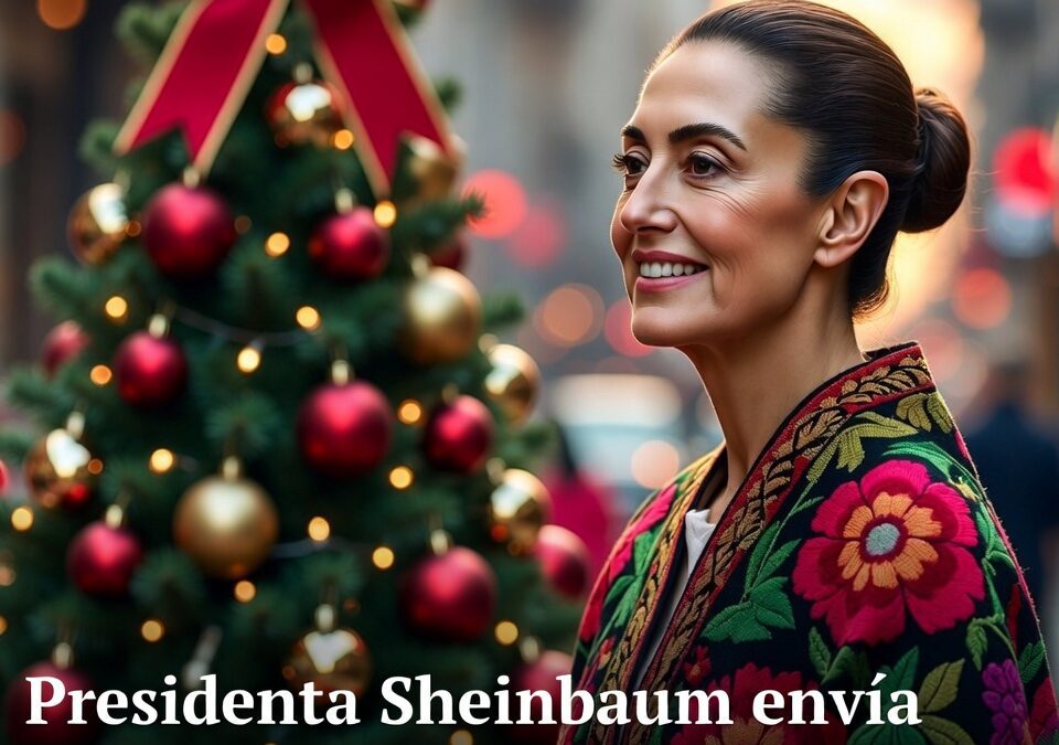 Sheinbaum envía mensaje navideño con llamado a fraternidad