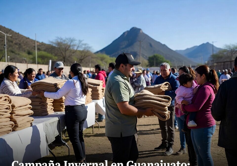 Campaña Invernal en Guanajuato: 40 mil cobijas para familias vulnerables