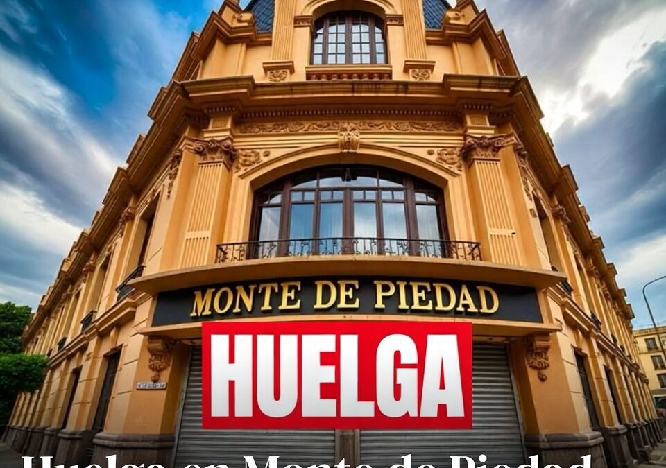 Huelga en Monte de Piedad se alarga y golpea servicios