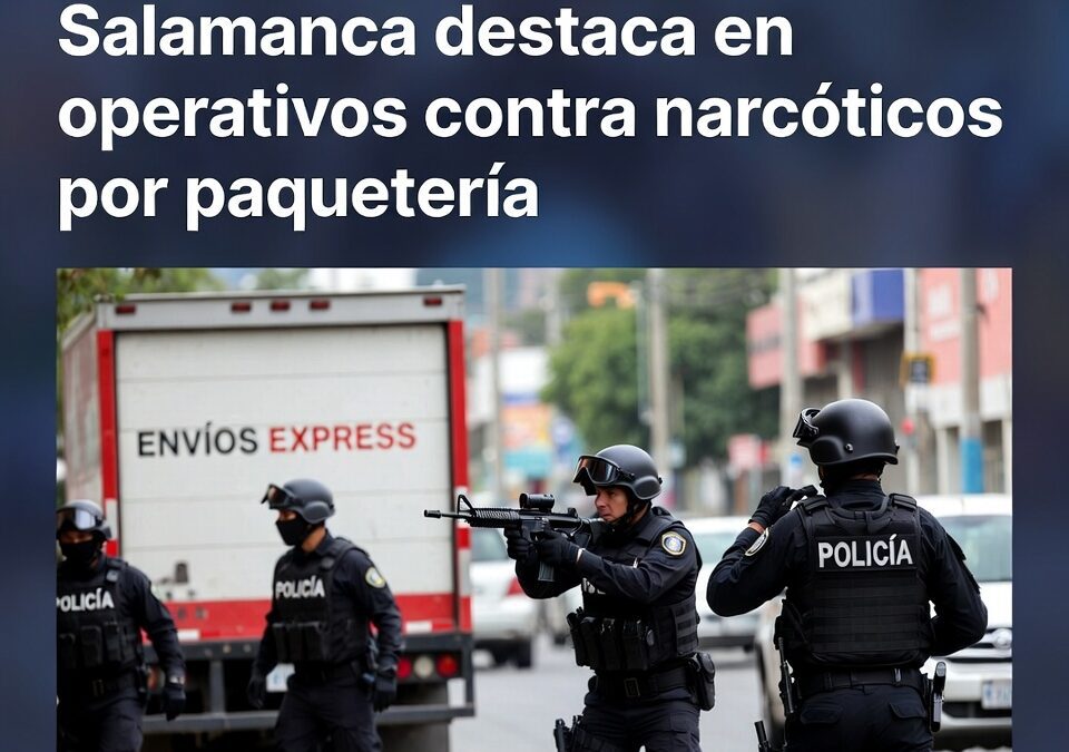 Salamanca destaca en operativos contra narcóticos por paquetería