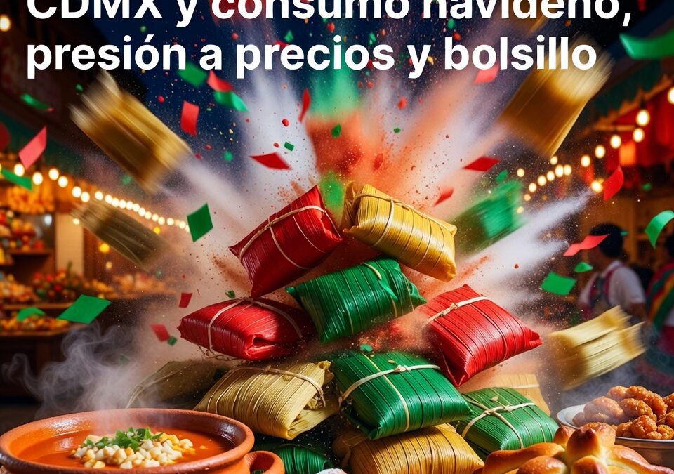 CDMX y consumo navideño, presión a precios y bolsillo