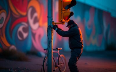 Celaya identifica a presunto ladrón de cable en semáforos