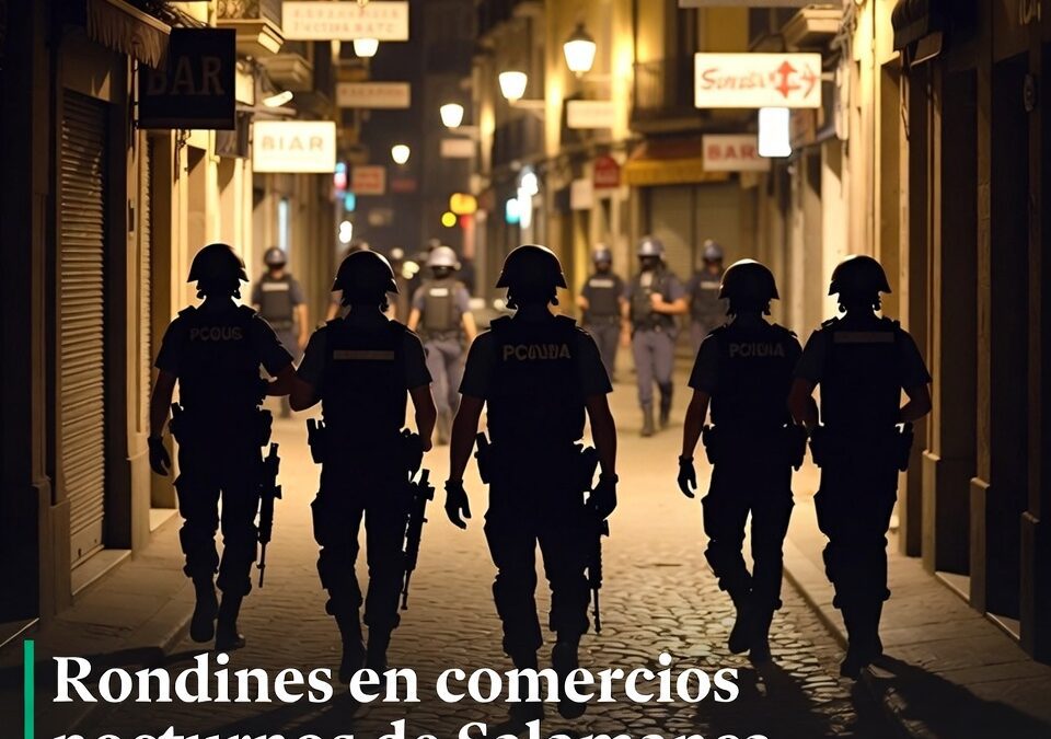 Rondines en comercios nocturnos de Salamanca ante reportes de amenazas
