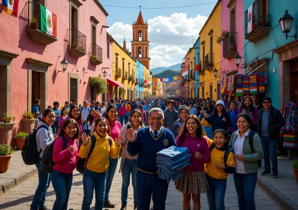 San Miguel de Allende entrega uniformes y alivia gasto familiar