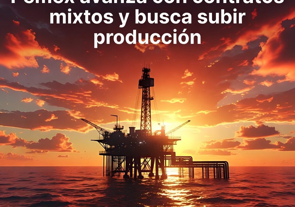 Pemex avanza con contratos mixtos y busca subir producción