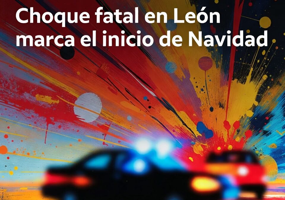 Choque fatal en León marca el inicio de Navidad