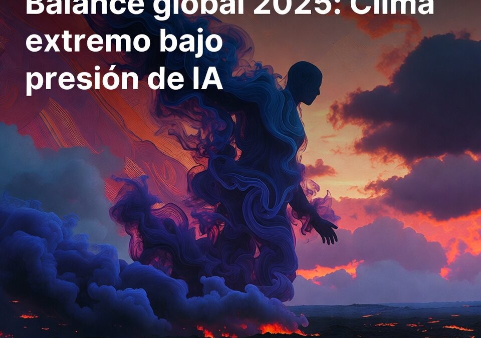 Balance global 2025 une clima extremo con presión de IA