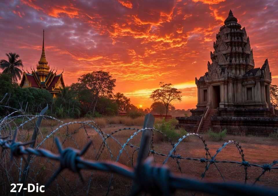 Tailandia y Camboya pactan cese al fuego inmediato