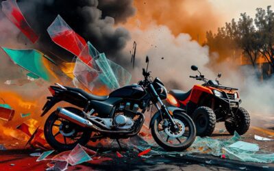 Comonfort: cuatro heridos en accidentes de moto y cuatrimoto