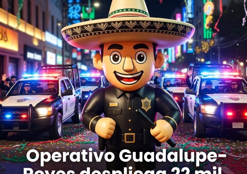 Operativo Guadalupe–Reyes despliega 22 mil elementos en Guanajuato