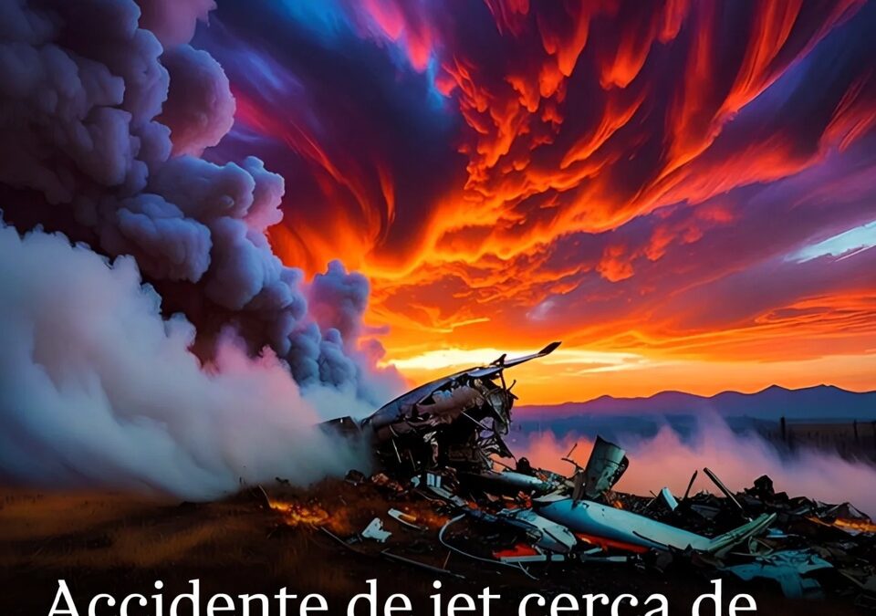 Accidente de jet cerca de Toluca deja víctimas