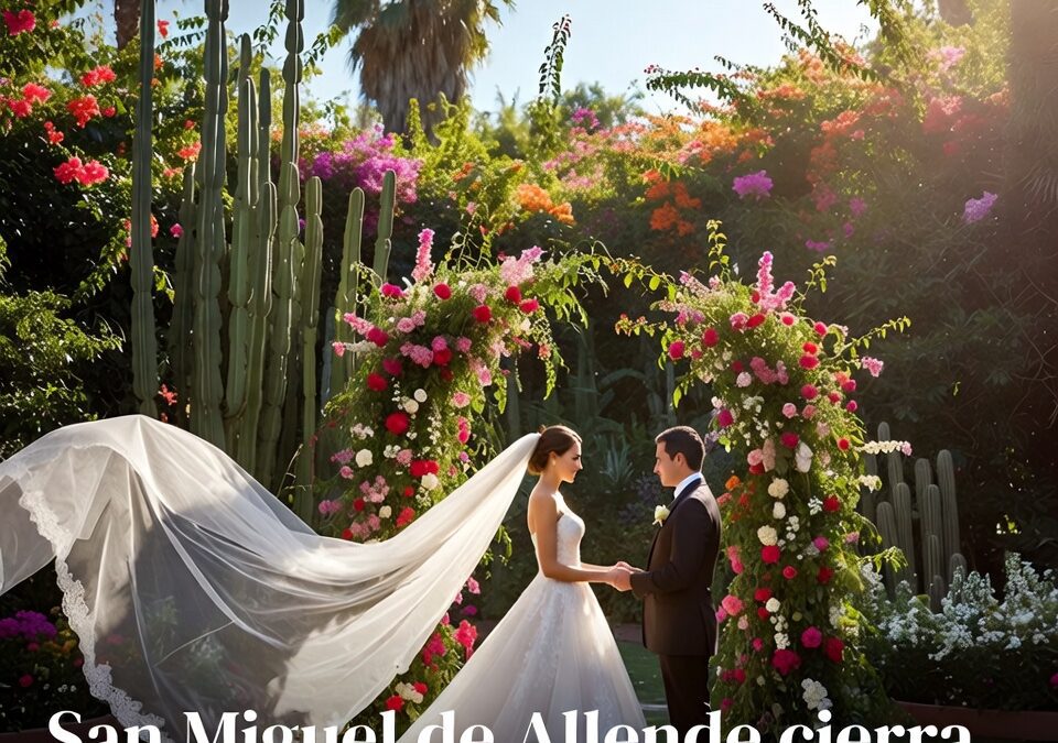 San Miguel de Allende cierra el año con 900 bodas