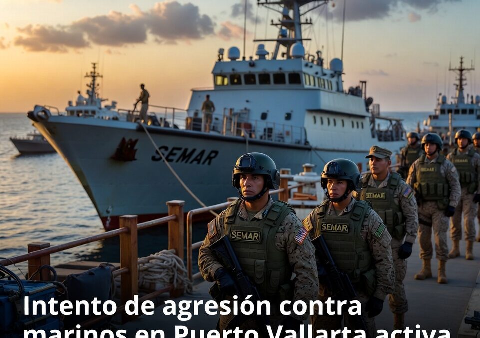 Intento de agresión contra marinos en Puerto Vallarta activa protocolos de la Semar