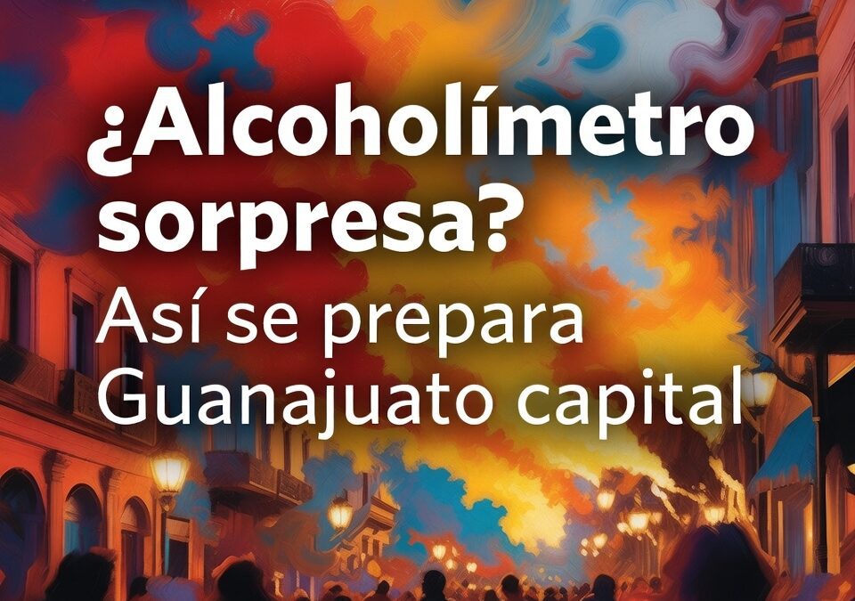¿Alcoholímetro sorpresa? Así se prepara Guanajuato capital