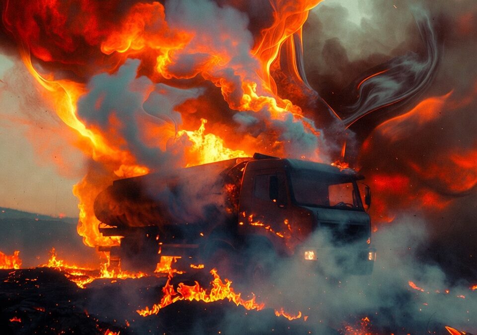 Salamanca: incendian una pipa de forma intencional