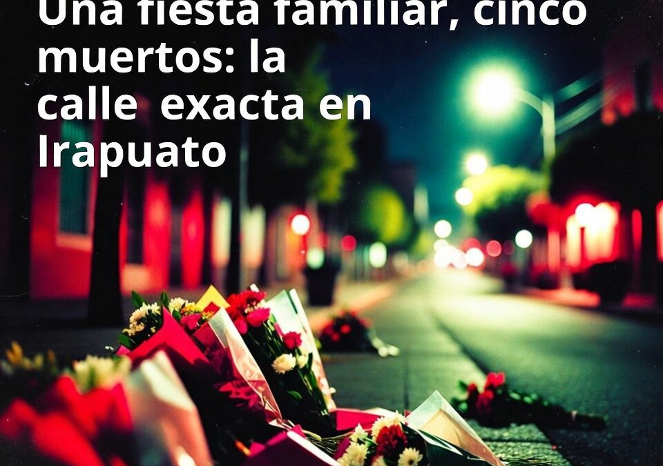 Una fiesta familiar, cinco muertos: la calle exacta en Irapuato