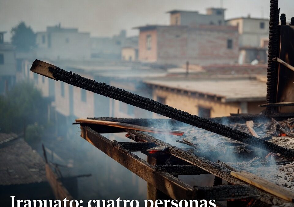 Irapuato: cuatro personas asesinadas e incendio de vivienda