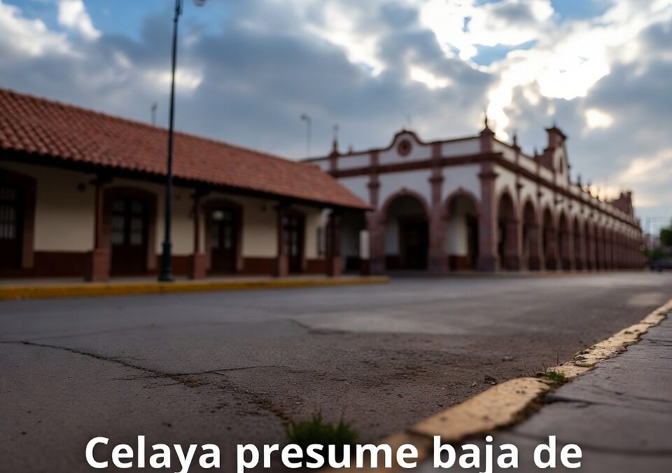 Celaya reporta baja de homicidios y plantea siguiente paso