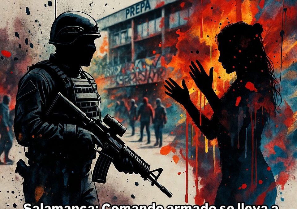 Salamanca: Comando armado se lleva a trabajadora frente a una prepa