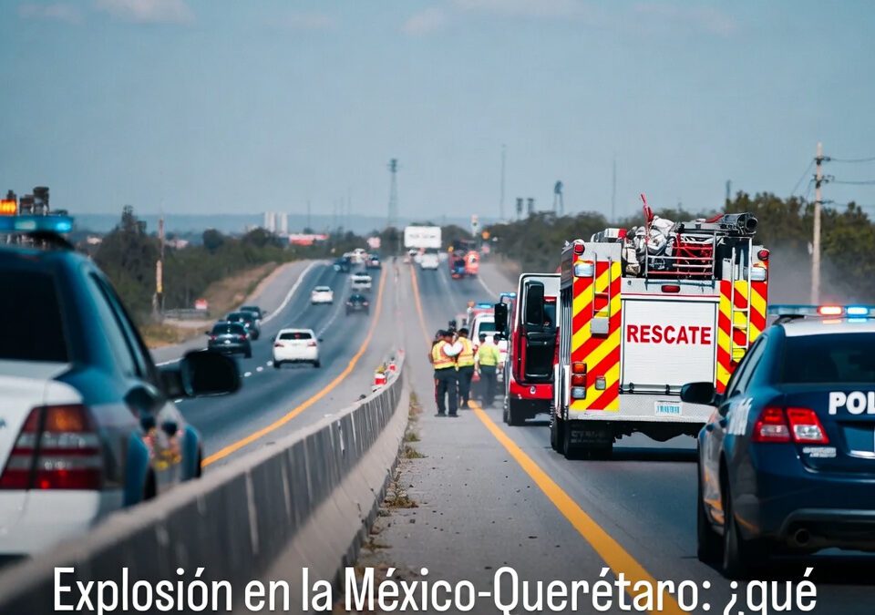 Explosión en la México-Querétaro: ¿qué pasó en el km 80?