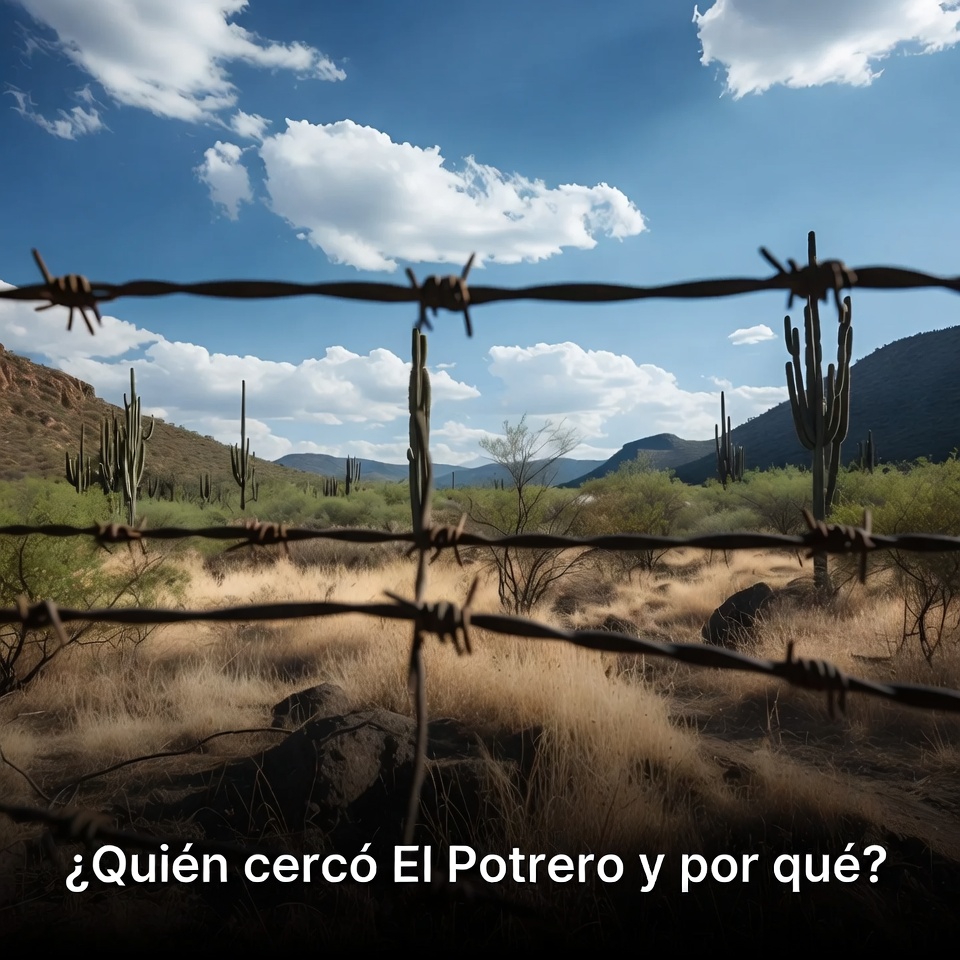 ¿Quién cercó El Potrero y por qué?