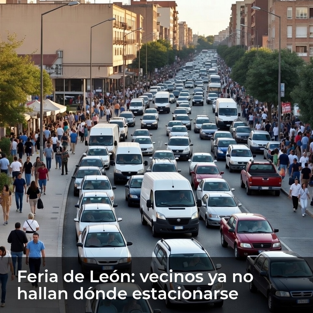 Feria de León: vecinos ya no hallan dónde estacionarse