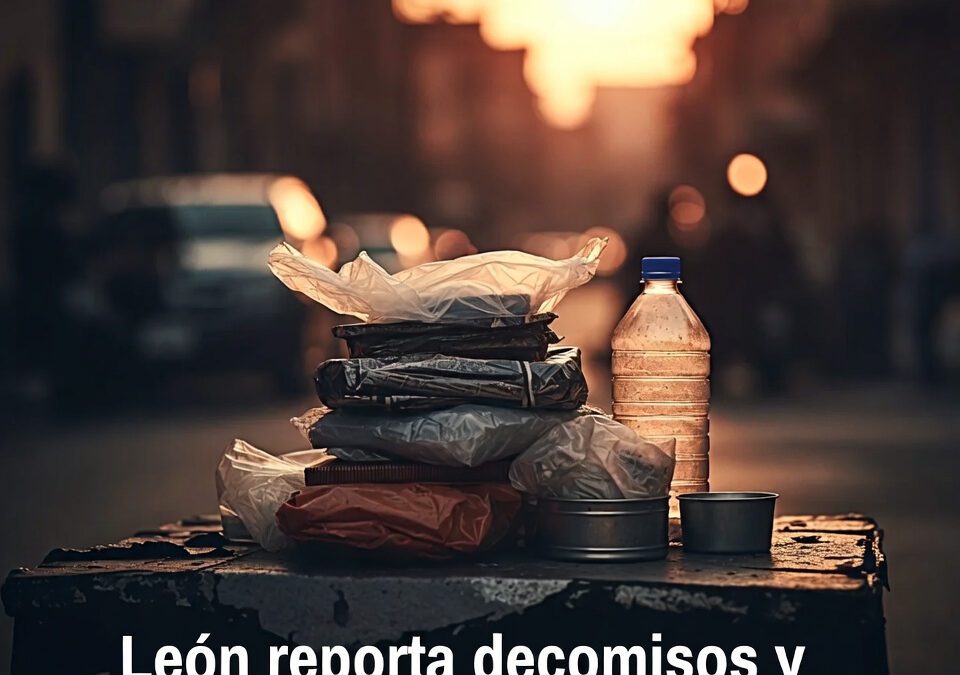 León reporta decomisos y detenciones por narcomenudeo