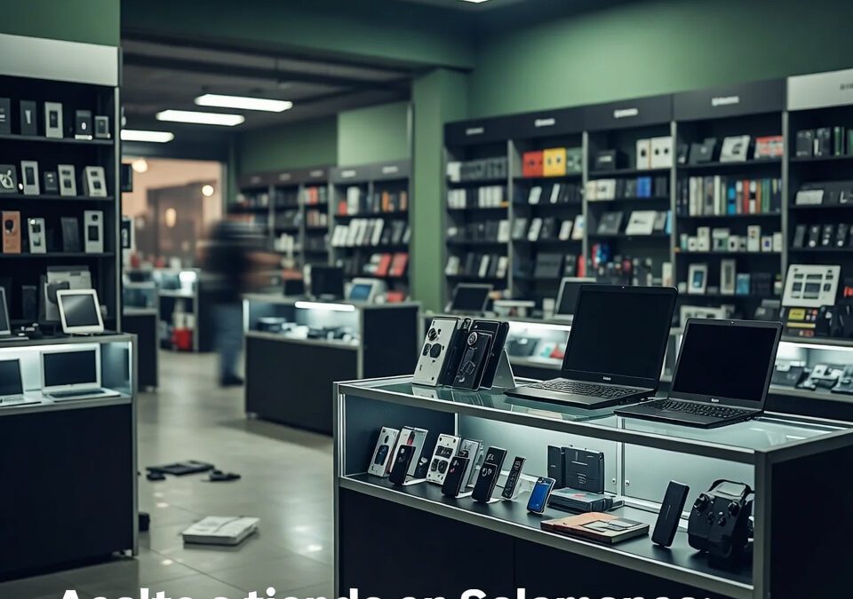 Asalto a tienda en Salamanca: se llevan electrónicos